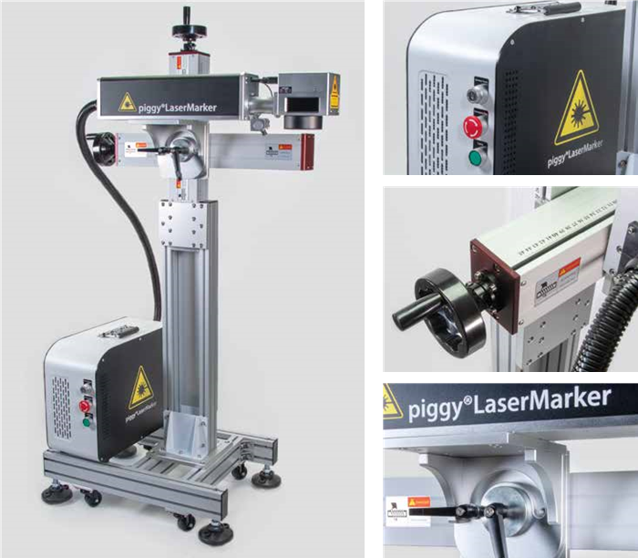 Mobil fiber lazer markalama PLMPF30